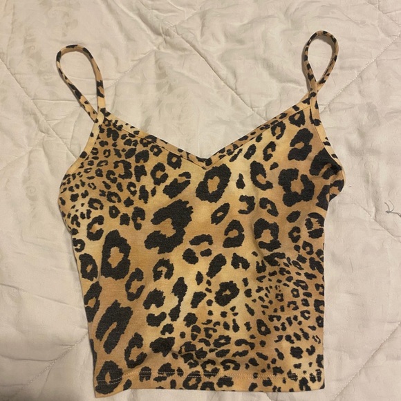 cheetah crop top - Picture 1 of 1